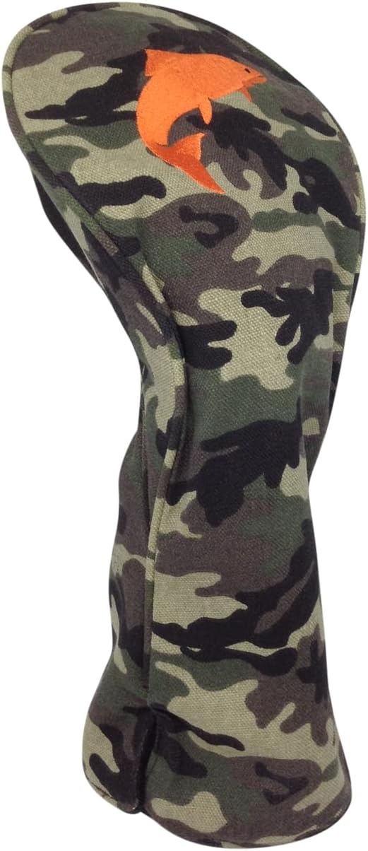 Camo Embroidered Driver Headcover by ReadyGOLF - Fishing
