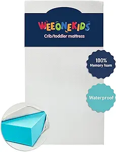 Toddler Bed Mattress Child Bed Mattress for Kids Standard Crib Size Mattress, 100% Memory Foam (Mattress)