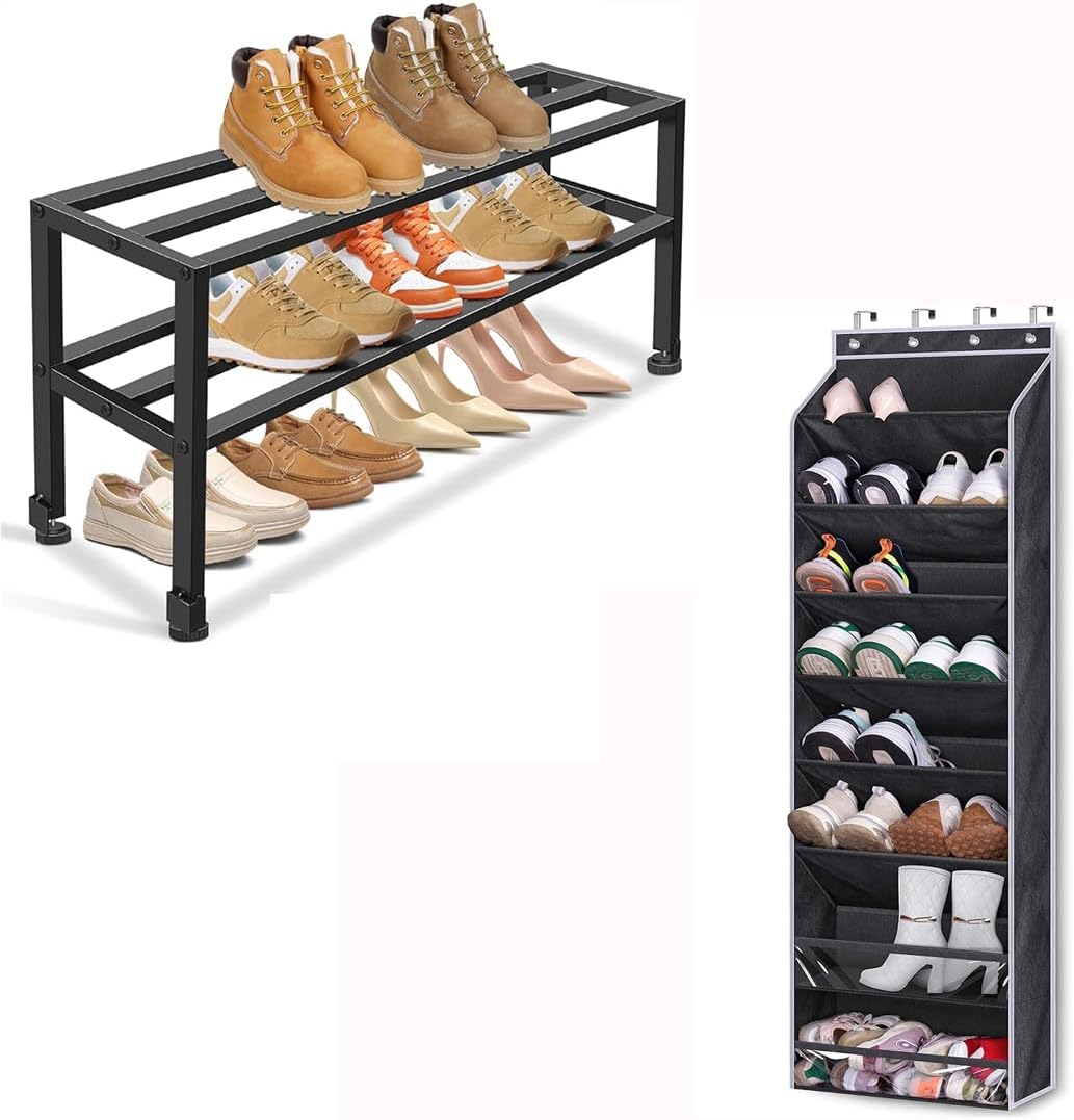 KEETDY Over The Door Shoe Rack Heavy Duty Shoe Rack
