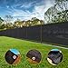 Shade Cloth - Garden Shade Mesh Netting with Grommets Outdoor Sun Shade Cover for Pergola Patio Plants Greenhouse Chicken Coop Black Shading Rate 70% -90% (6X3FT)