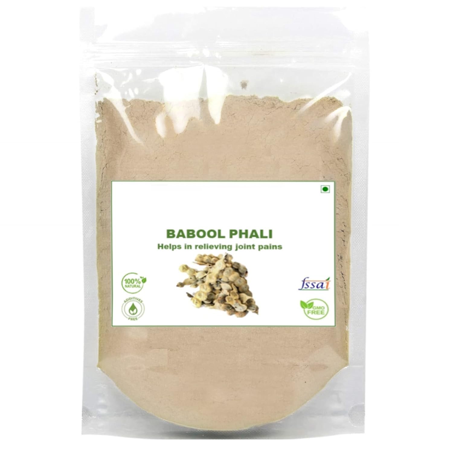 VK Babool Phali Powder (200 grams), Organic Babool Powder Fali, Babul Phali, Kikar Acacia Arabica, Acacia Prebiotic