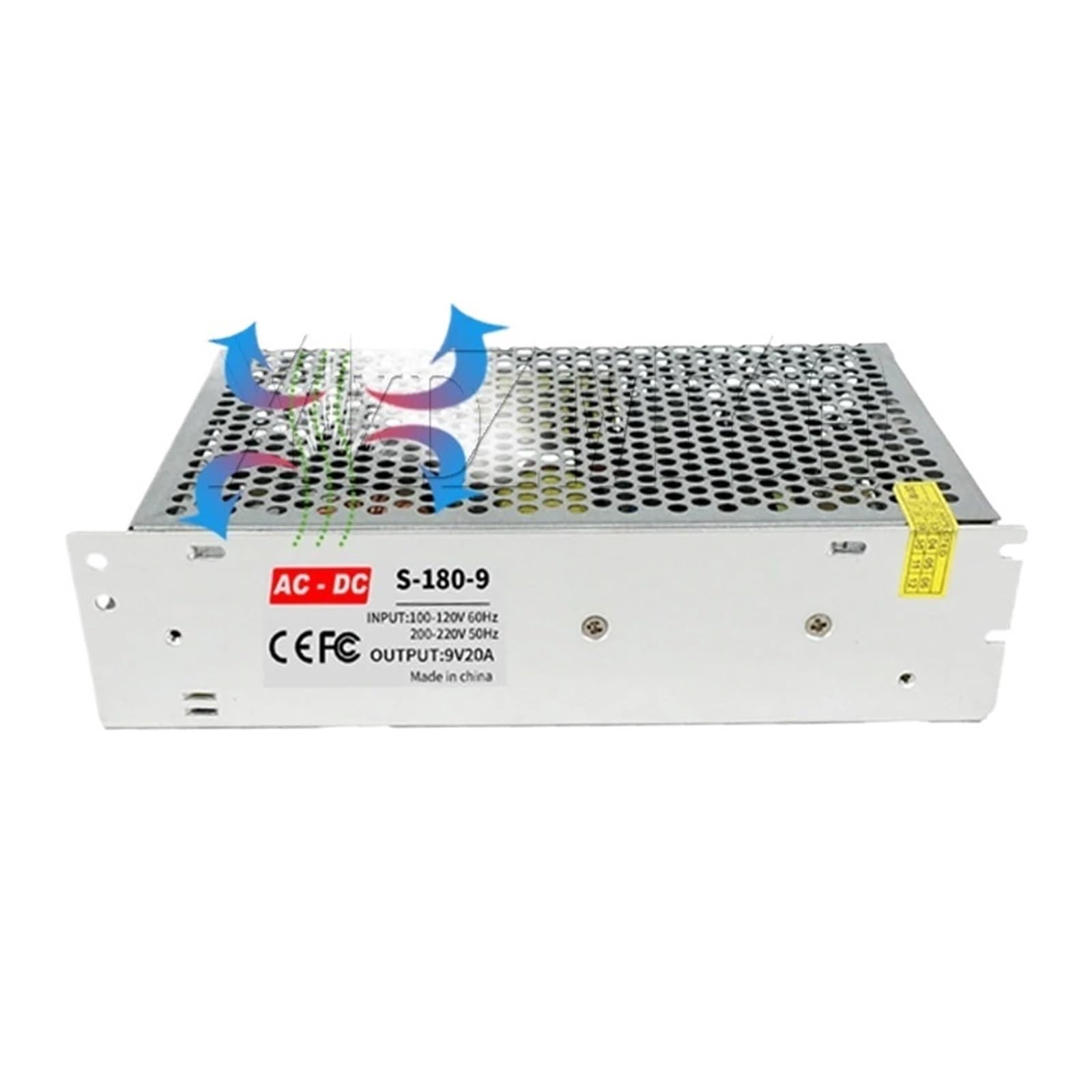 Alimentation stabilisée 3V 40A 120W en boîtier métallique haute résistance