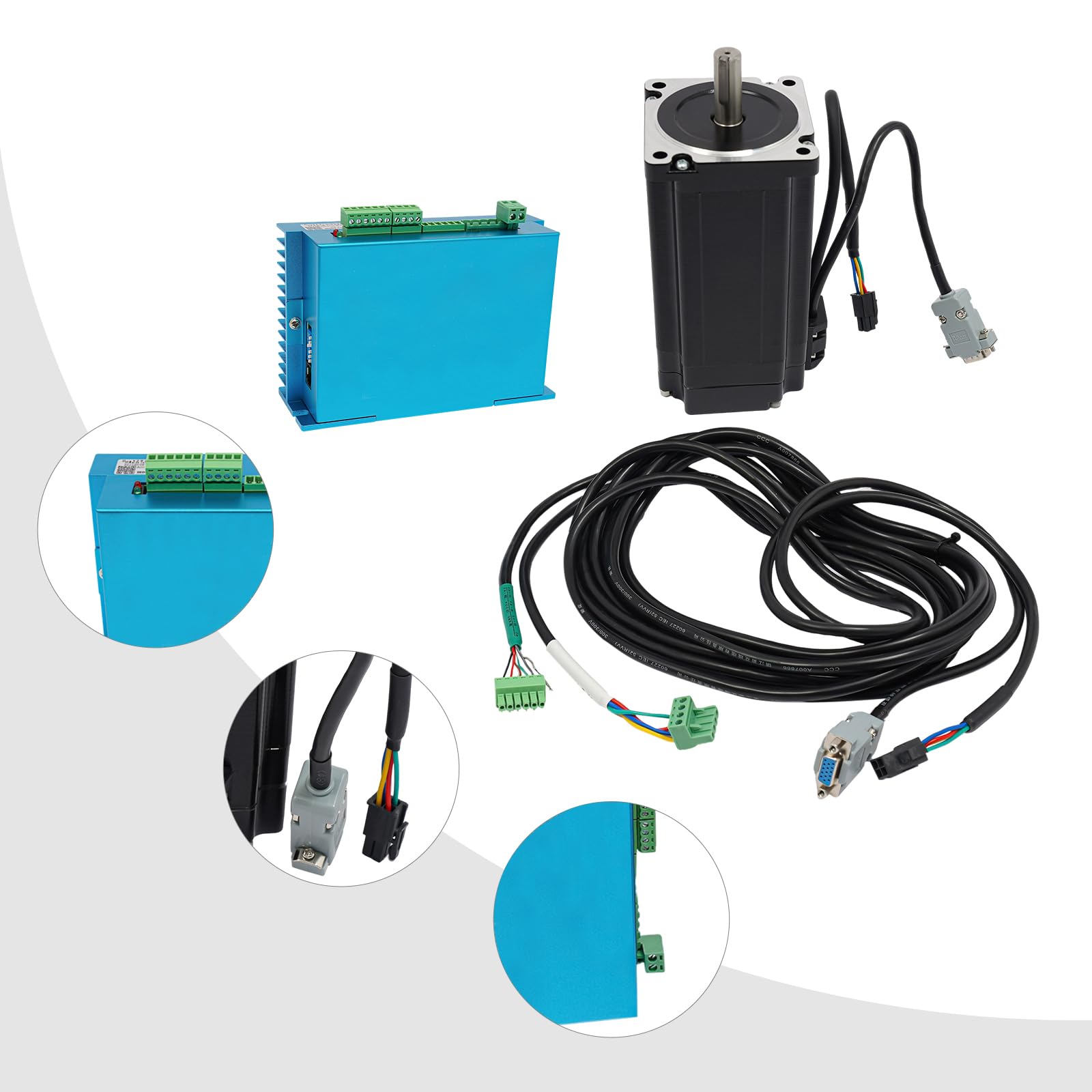 Kit moteur pas à pas boucle fermée 12Nm + pilote HBS860H