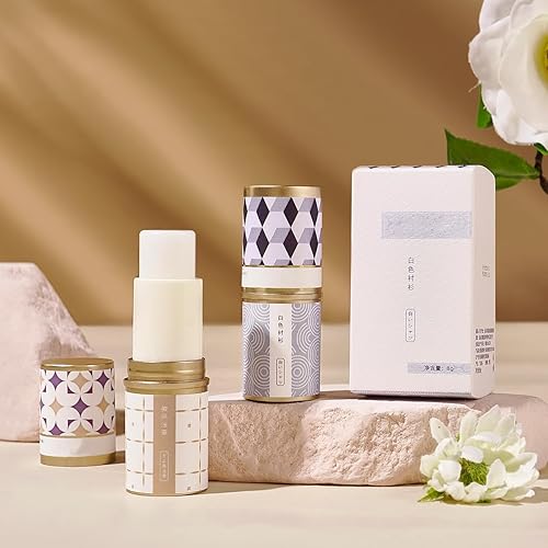 Miniatura 8 de Juegos de bálsamo sólido de 4 piezas, perfume sólido para viajes, fragancia natural para hombres y mujeres