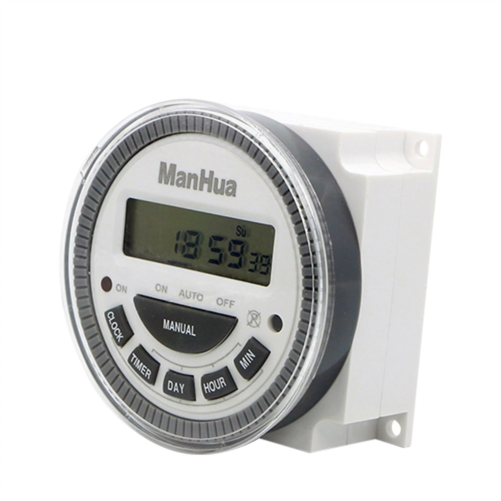 Interruptor temporizador Digital multiusos MT619 16A 30A con cubierta impermeable cableado fácil interruptor de tiempo programable de 7 días(16A 12VDC)
