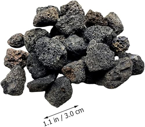 Miniatura 2 de DOITOOL Roca de lava para acuario, roca de lava de resina, decoración artificial de pecera de coral marino