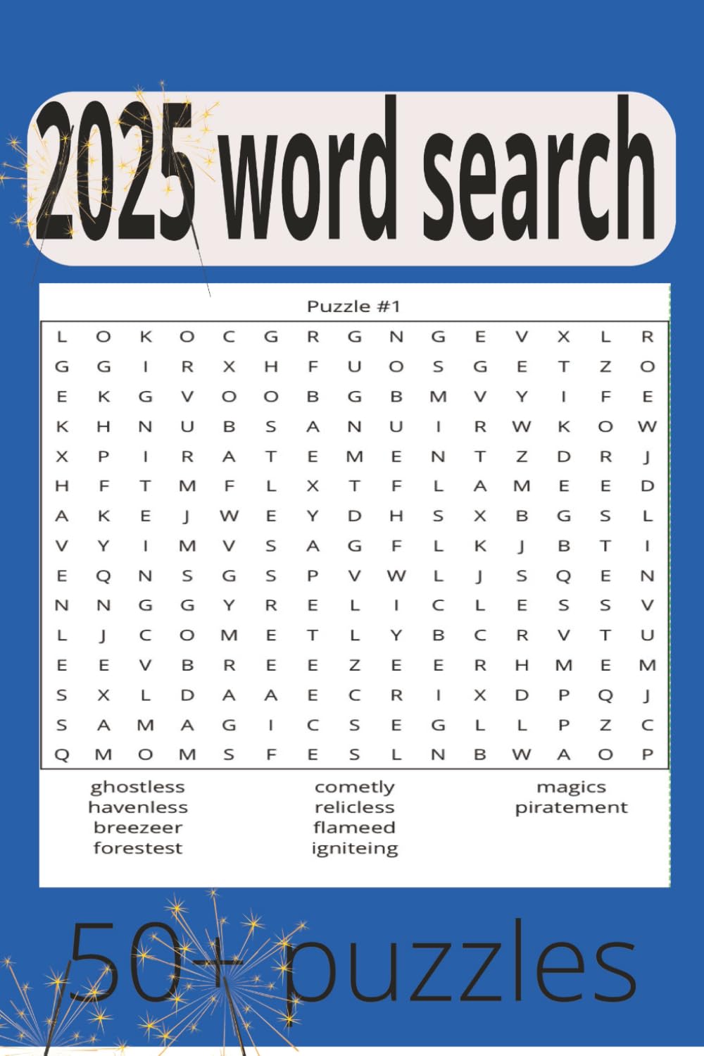 2025 word search: 50+ Fun and Relaxation puzzles