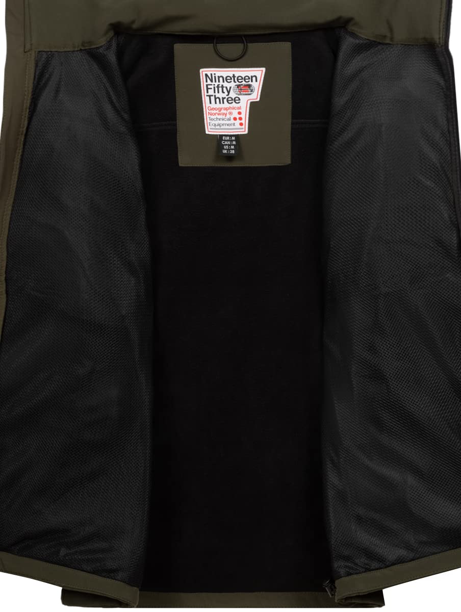 Geographical Norway Męska kurtka na jesień i zimę, softshell, kurtka przejściowa, przeciwdeszczowa