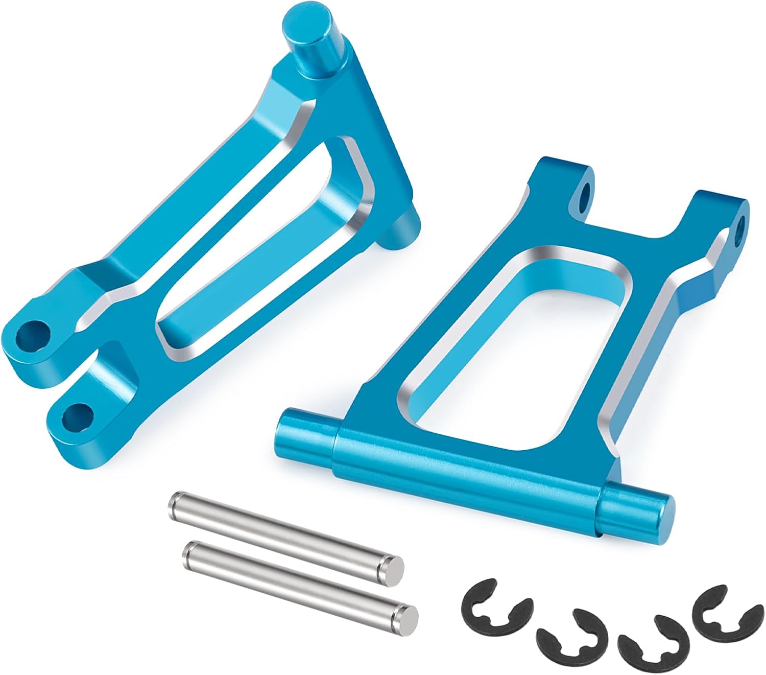 8Pcs Aluminum Alloy Front & Rear Upper Lower Suspension Arms Set A Arms Upgrade Parts for Tamiya TT01 1/10 RC Drift Car