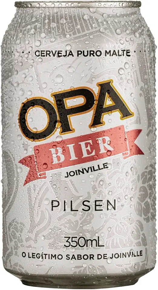 Cerveja Puro Malte Pilsen teor 4,6% 350ml Opa Bier