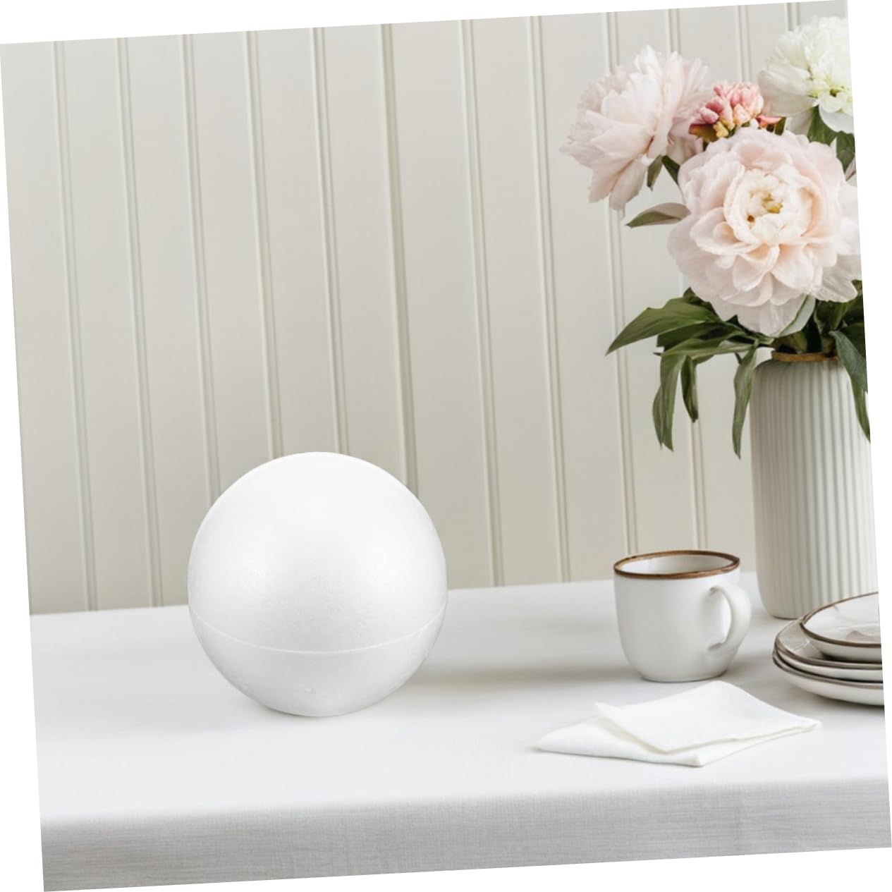 EXCEART 3pezzi Palline Decorative in Polistirolo Espanso Forme Cavi per Artigianato Fai da Te Decorazioni per Casa e Progetti Artistici Leggero e Staccabile