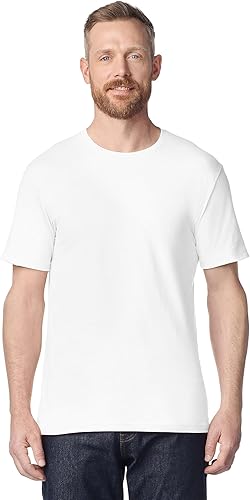 Gildan Adult Softstyle Cotton T-Shirt, Style G64000, Multipack, White (72-pack),