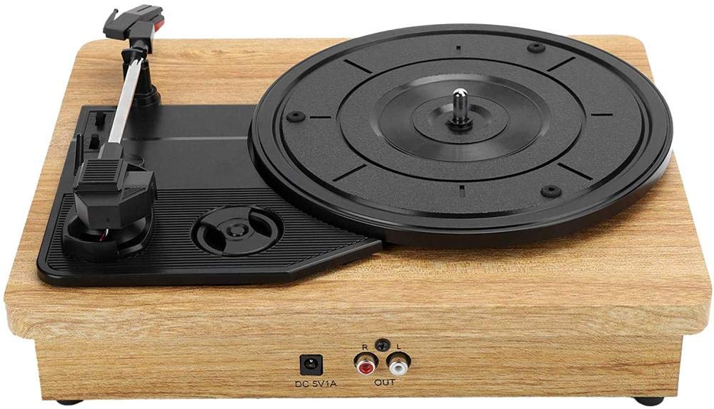 Gramofon gramofonowy, wyjście sygnału audio RCA obsługuje płyty winylowe do domowego sprzętu audio i wideo