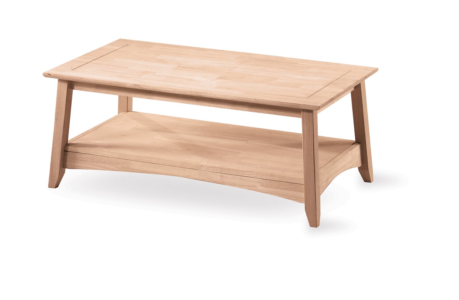 Photo 1 of **DAMAGE**
International Concepts Bombay Tall Coffee Table, Unfinished