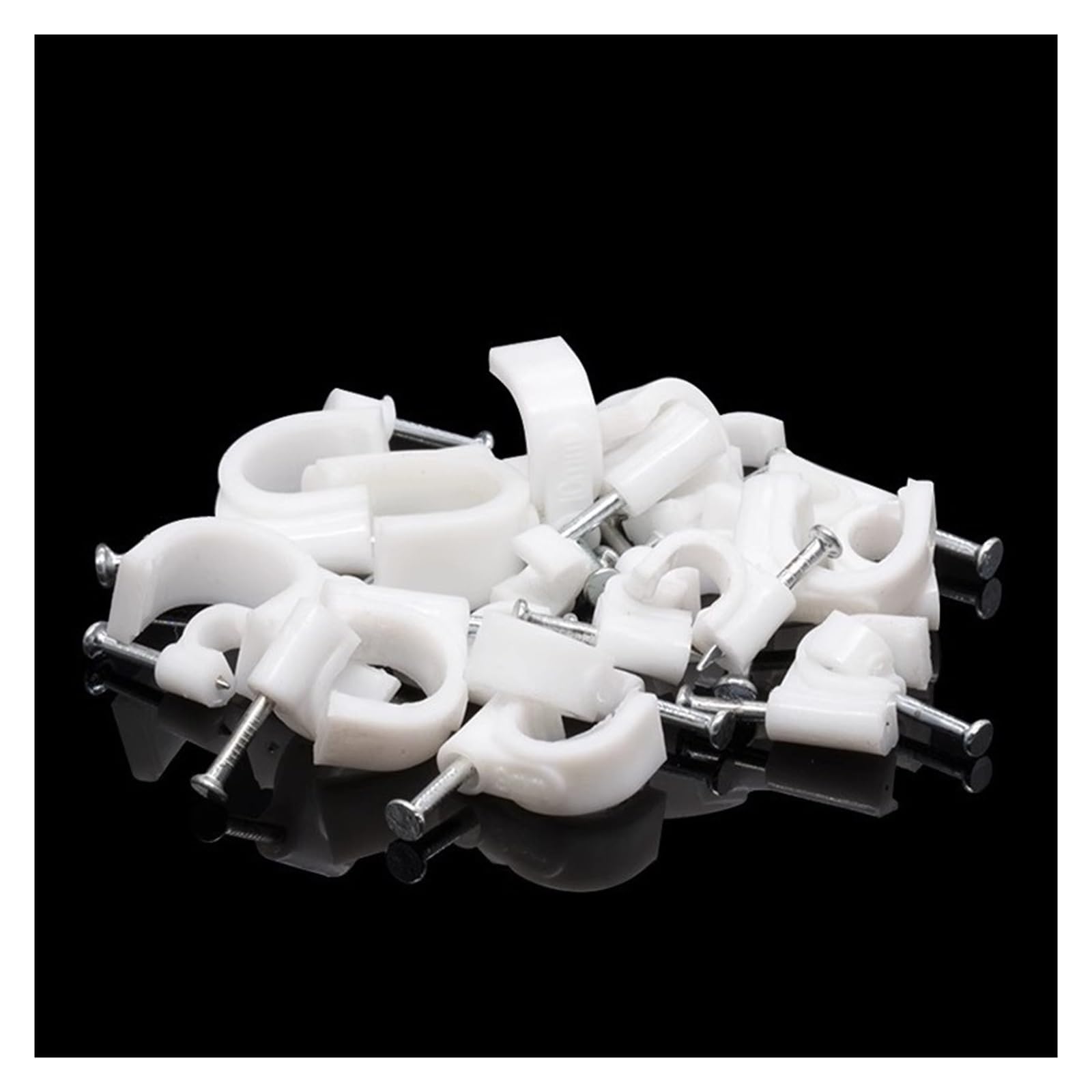 Clips de câble Ronds 100clips de câble ronds 14mm, 16mm, 18mm, 20mm, 22mm, 25mm(18mm 100pcs)