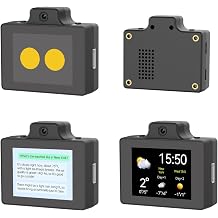 Large AI Models Camera & Voice Sensor Module for Arduino ESP32 STM32 microbit AI Development 4-in-1 Expansion Touch Screen AI Vision & Voice Interaction Support 30+ Languages, WonderLLM