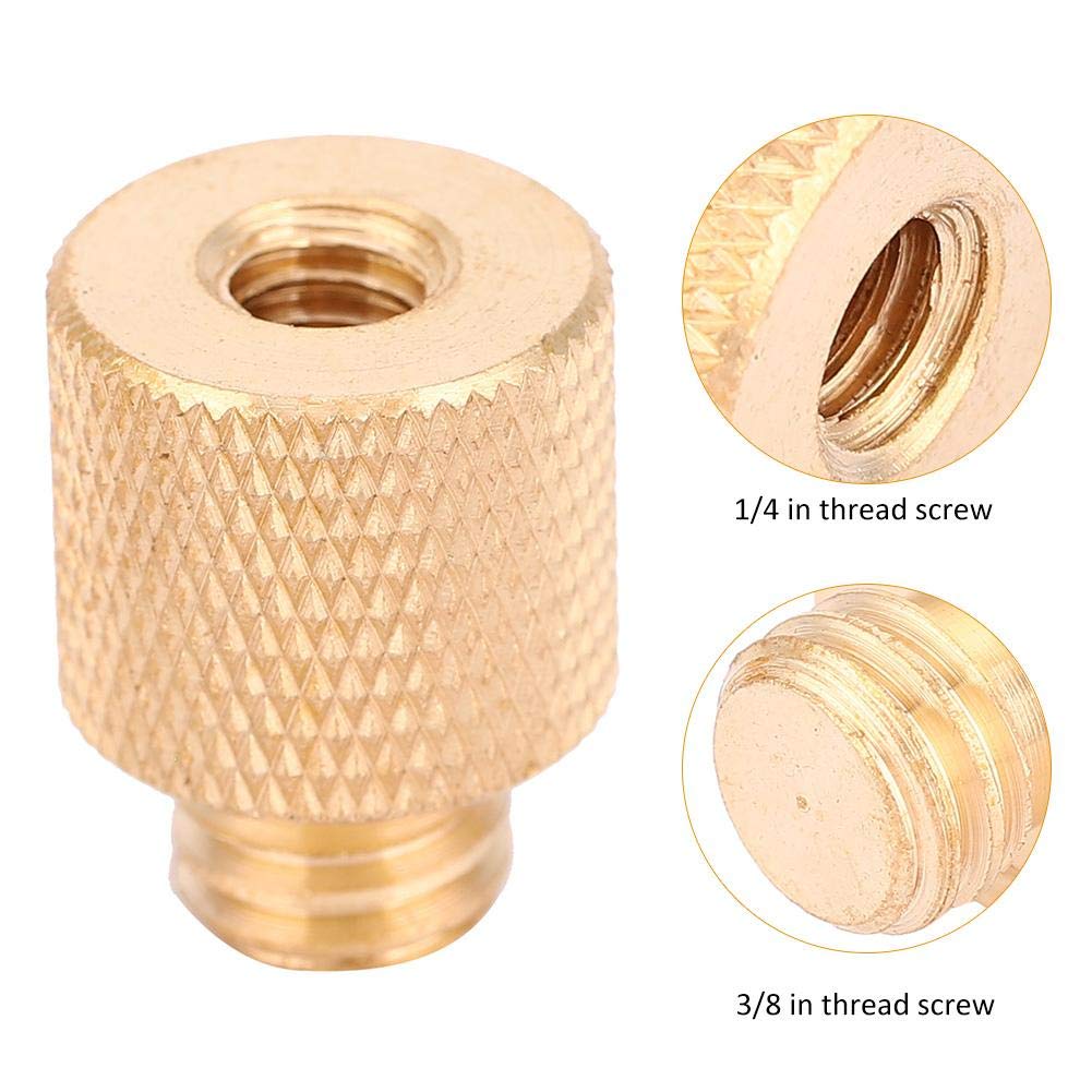 Adapter Screw,1/4 Female To 3/8 Male Brass Photography Light Bracket Adapter Support Screw, For Camera Tripod/Holder Fast Loading Plate - View #7