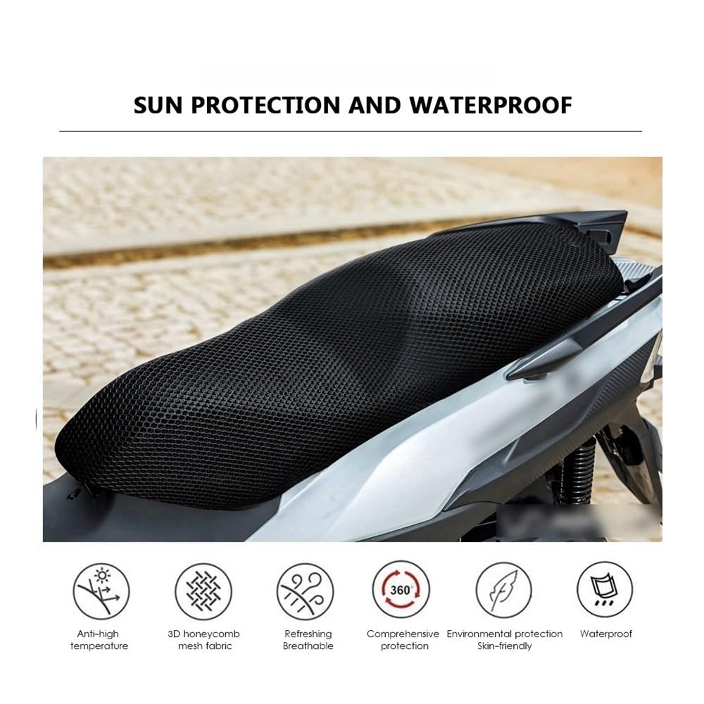 Coprisella per moto sportiva Coprisedile Per Cuscino Di Protezione Per Moto Per CRUISYM 300 150 JOYMAX Z Accessori Per Coprisedili In Tessuto Nylon