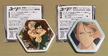 ユーリ!!! on ICE 銀盤 缶バッジ　ラバスト　ヴィクトル ユーリ!!! on ICE 銀盤 缶バッジ ラバスト ヴィクトル