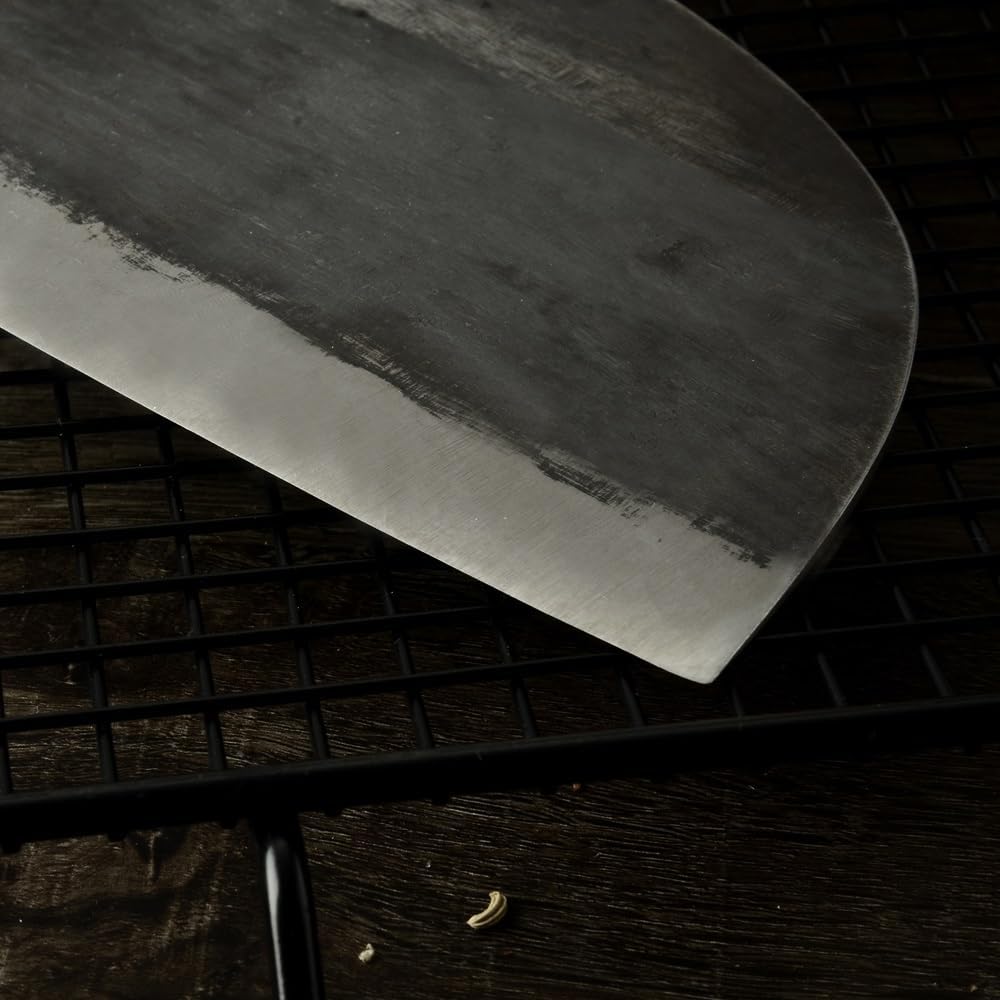 Meat Cleaver,Cleaver Knife Handmade Butcher Boning Knife Chef Kitchen Knife High Carbon Clad Steel Cleaver Filleting Slicing Gift Knife Cover Sheath (Color : Without scabbard)