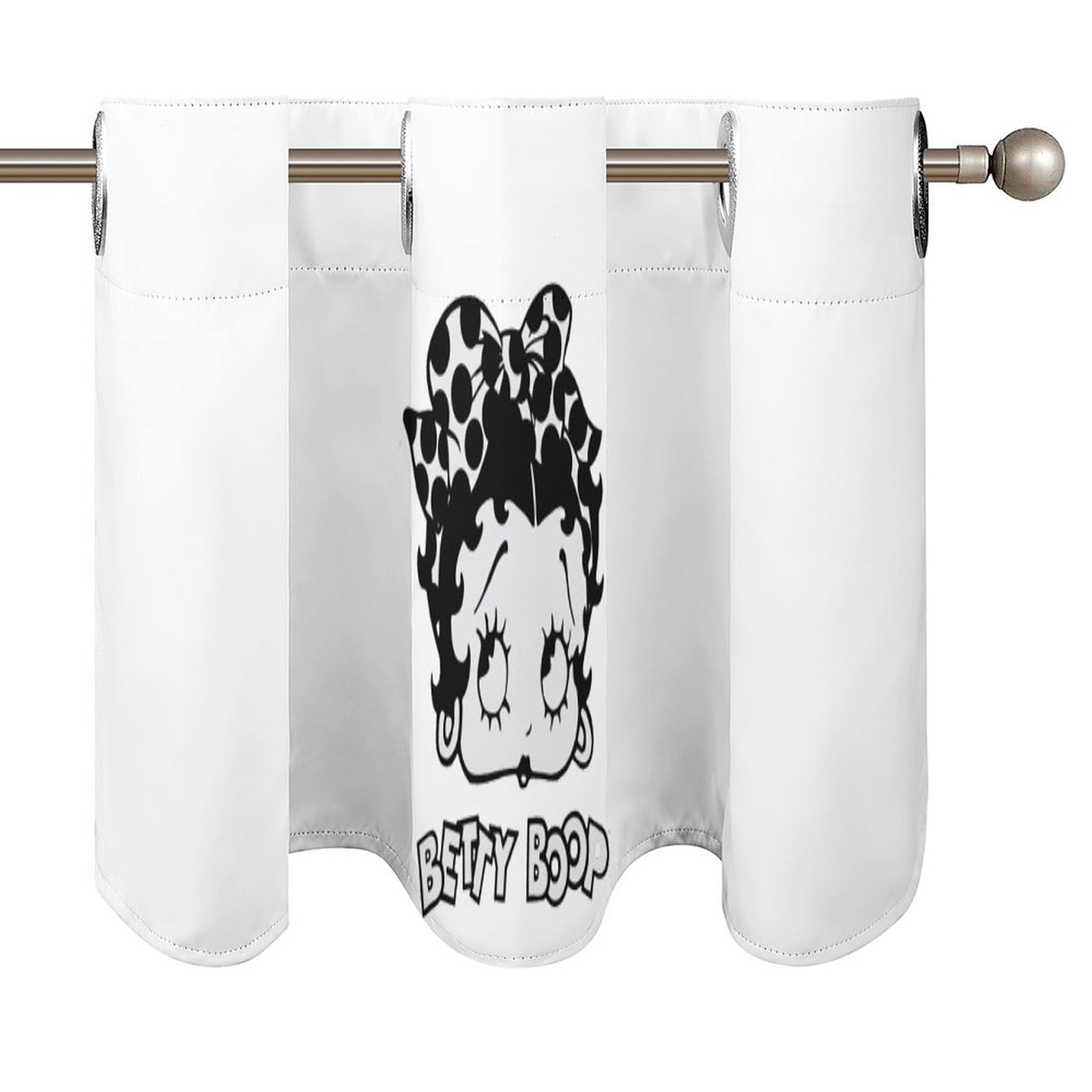 Amazon｜Bettyboop ベティちゃんカーテンバランス カーテン 遮光