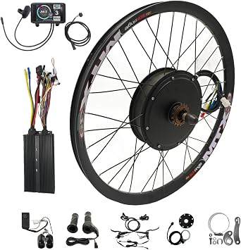 48V-72V 5000W 24" 26" 27.5" 700C 29" MTX39 Rear Wheel with 100A Controller, 155mm Dropout Width