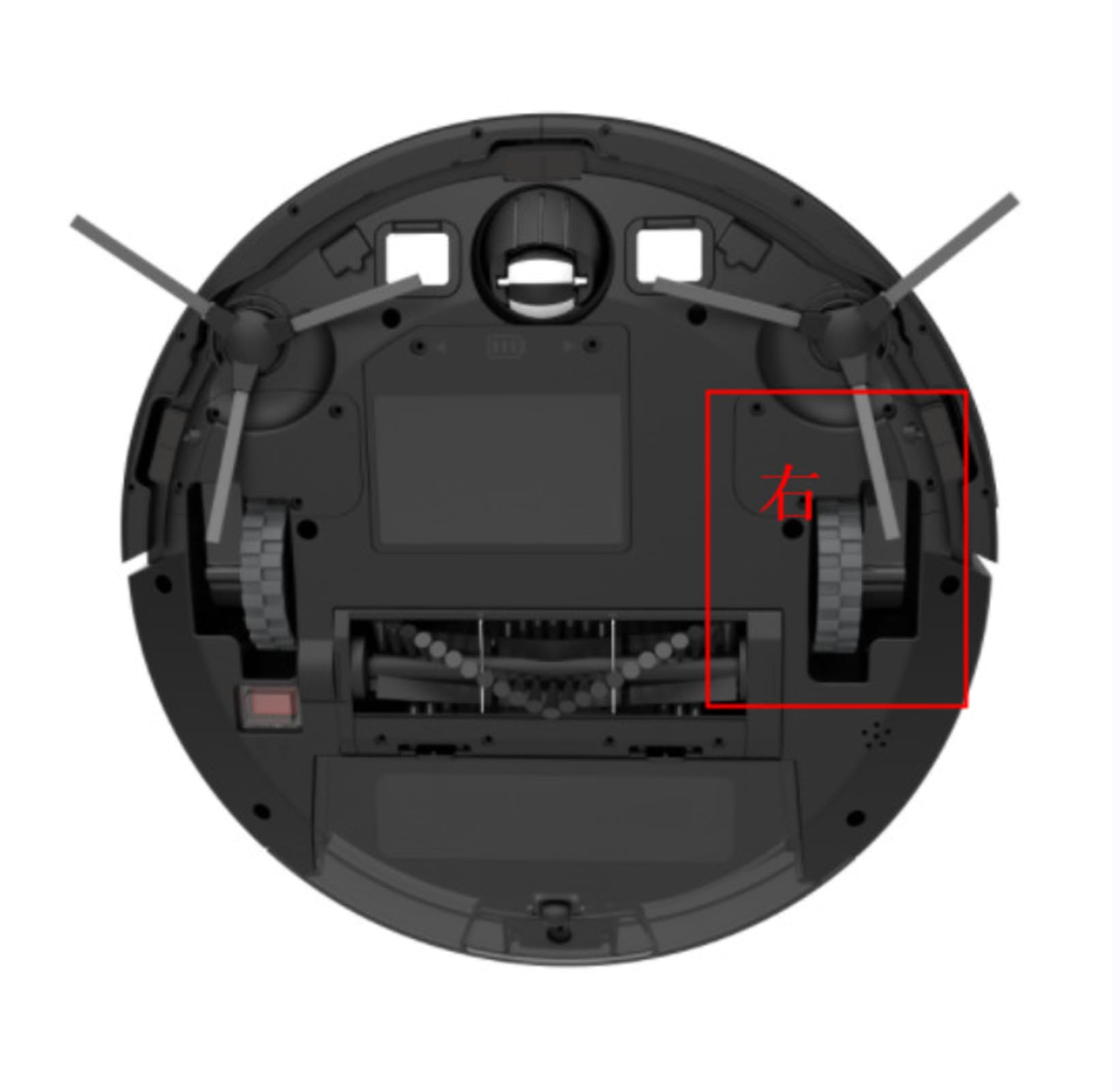 Amazon | Ultenic D5S Pro ロボット掃除機 交換用右ホイール | Ultenic 