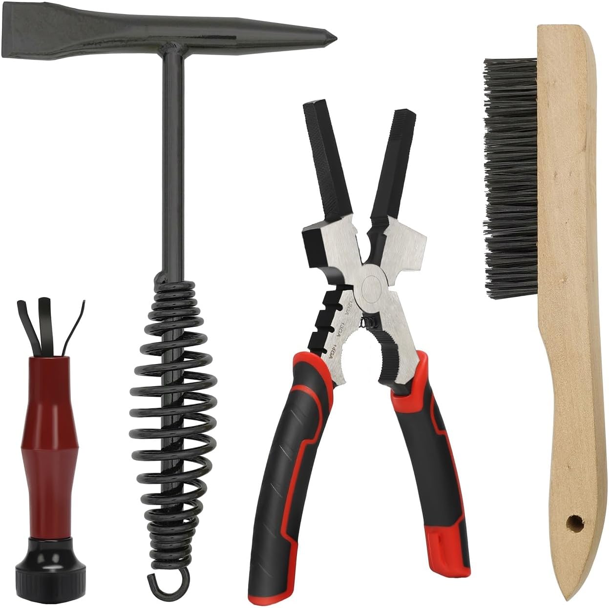 Mike Hammer Welding Chipping Hammer With Coil Spring Handle,10.5inch, Chisel And Vertical Chisel Hottoppe.ph I.129874269 War Hammer