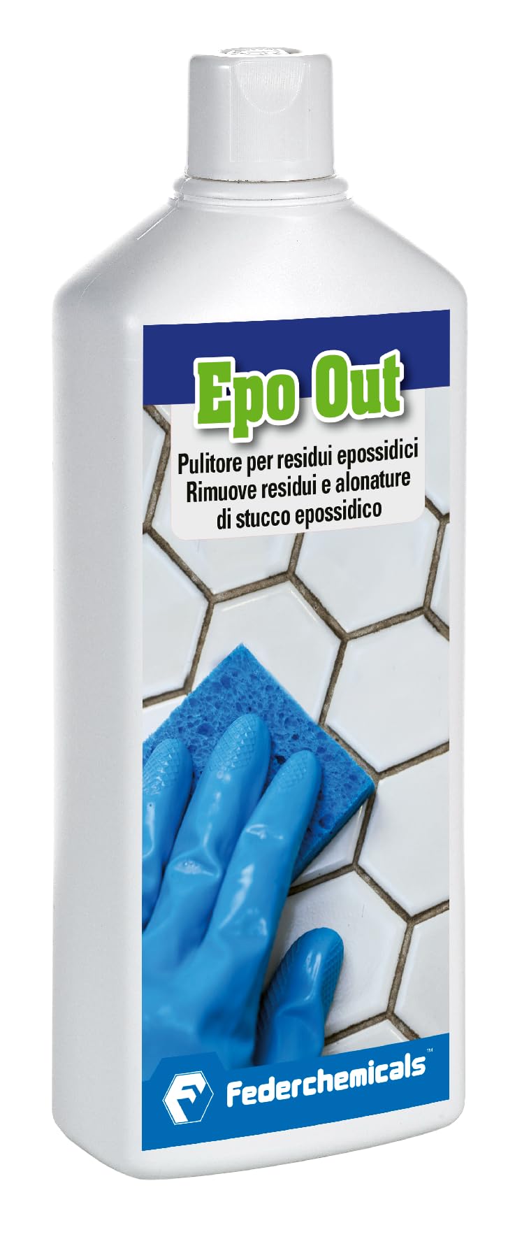 Federchemicals EPO OUT - Limpiador para juntas de estuco epoxi, 1 litro