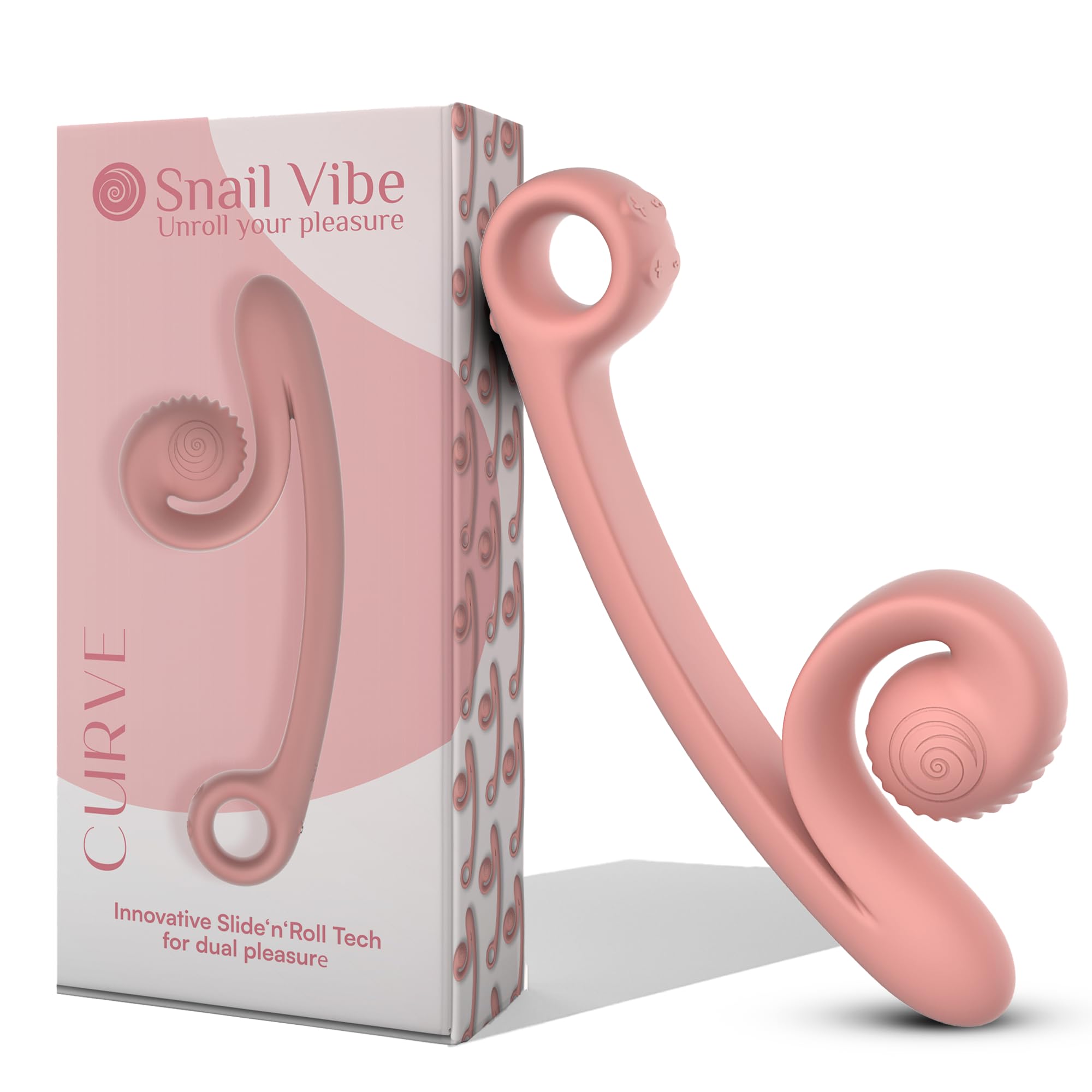 Snail Vibe Curve Vibrator Peach Pink 12 cm : Amazon.de: Health & Personal  Care