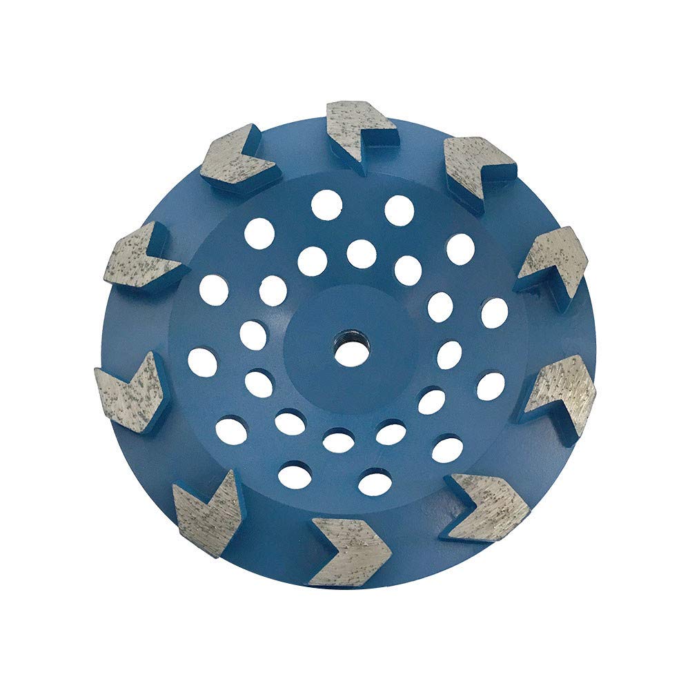 7 Inch Arrow Cup Wheel Arrow Shaped 5/8''-11 Arbor Segements Grinding Grinder Coating Removal