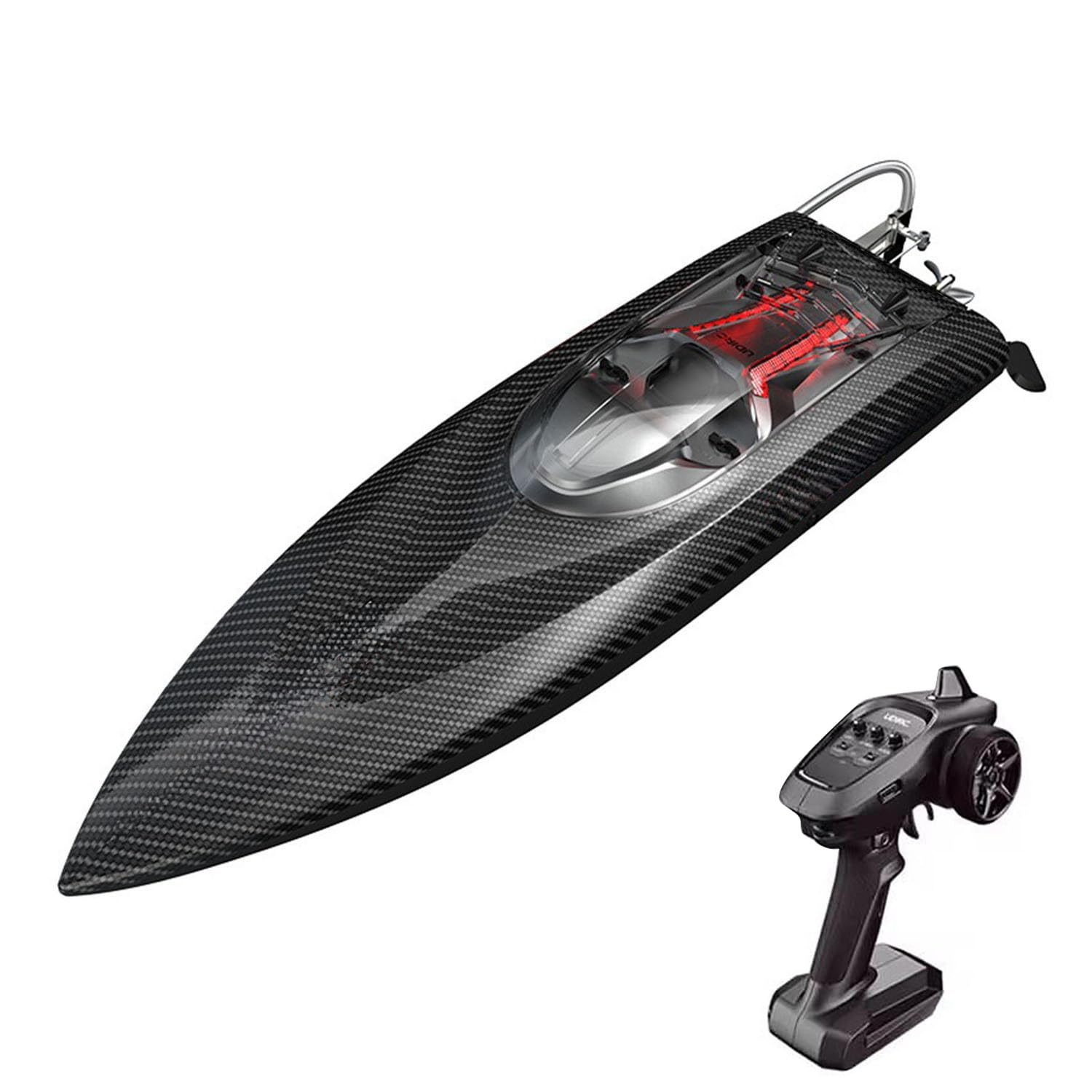 Toucan RC Hobby UDI022 High Speed 2.4G 4CH Ferngesteuertes Boot Elektrisches Schiffsmodell 1800KV Bürstenloser Motor 100A ESC Batterie Radio für Erwachsene