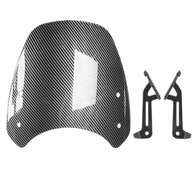 Pare-brise de moto Street Twin 900 extension pour le confort de conduite en road trip