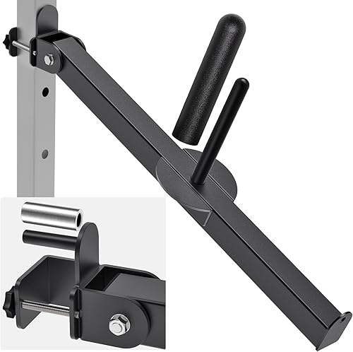 Nordic Hamstring Curl Attachment, Dip Bar, Belt Squat & Safety Spotter Arms for 2"x2" & 3"x3" Power Racks, Home Gym Strength Training Accessories