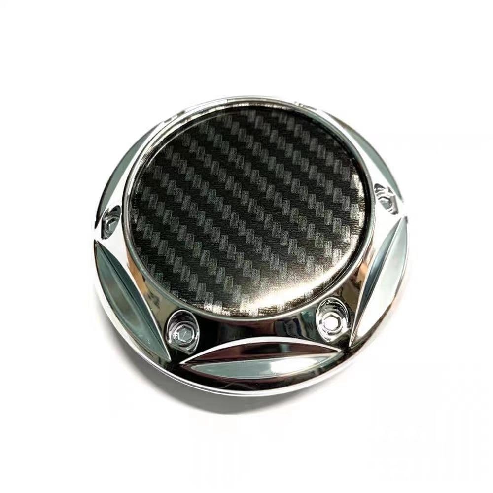 4 Coprimozzo Per Ford Fiesta Mk6 3 Porte – ABS+Alluminio, Colore Argento, Diametro 64/57mm, Sostituzione