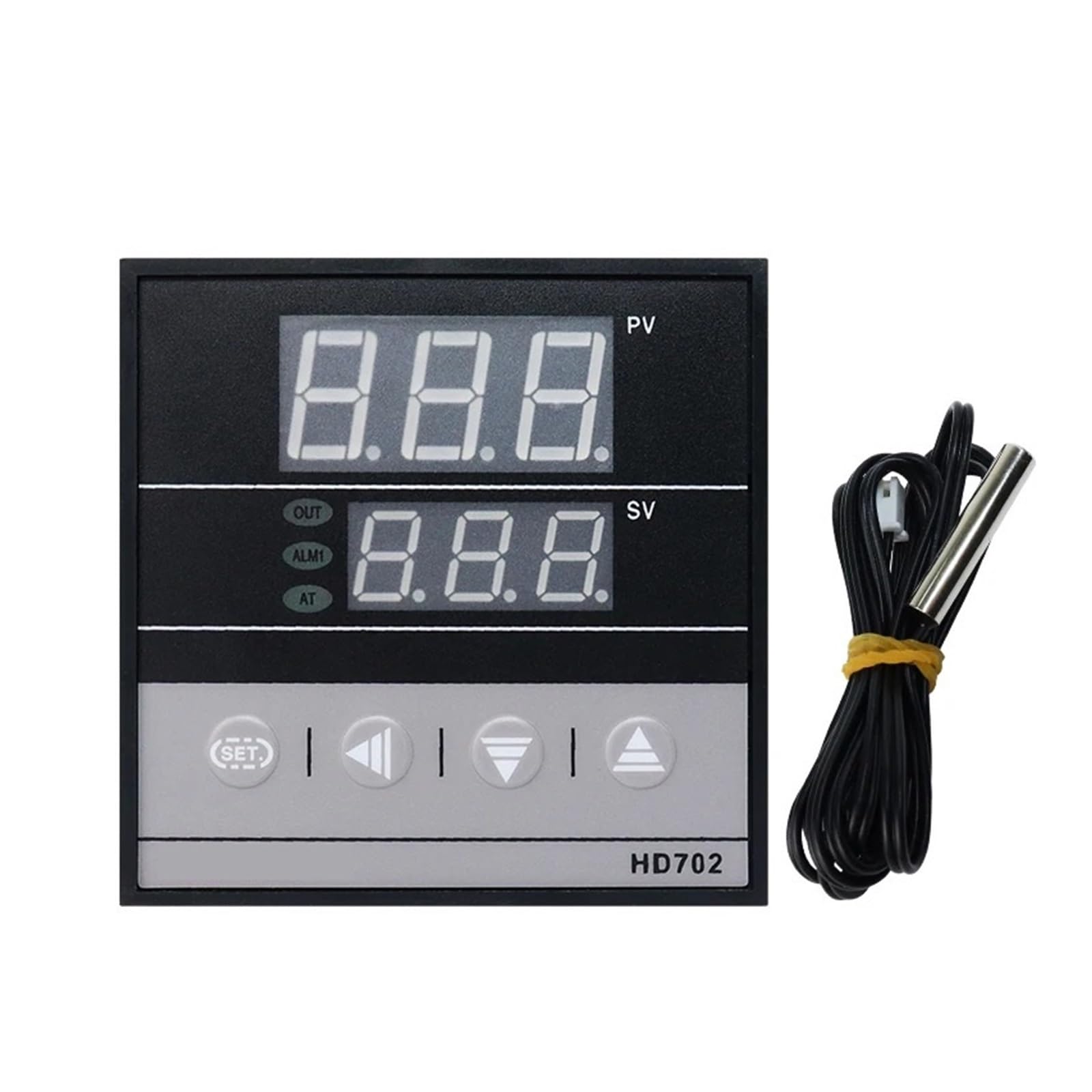 VaneAims Pid Temperature Controller HD702 Termostato di controllo digitale Termoregolatore 85-265vac con sensore NTC(No alarm with 1m NTC)
