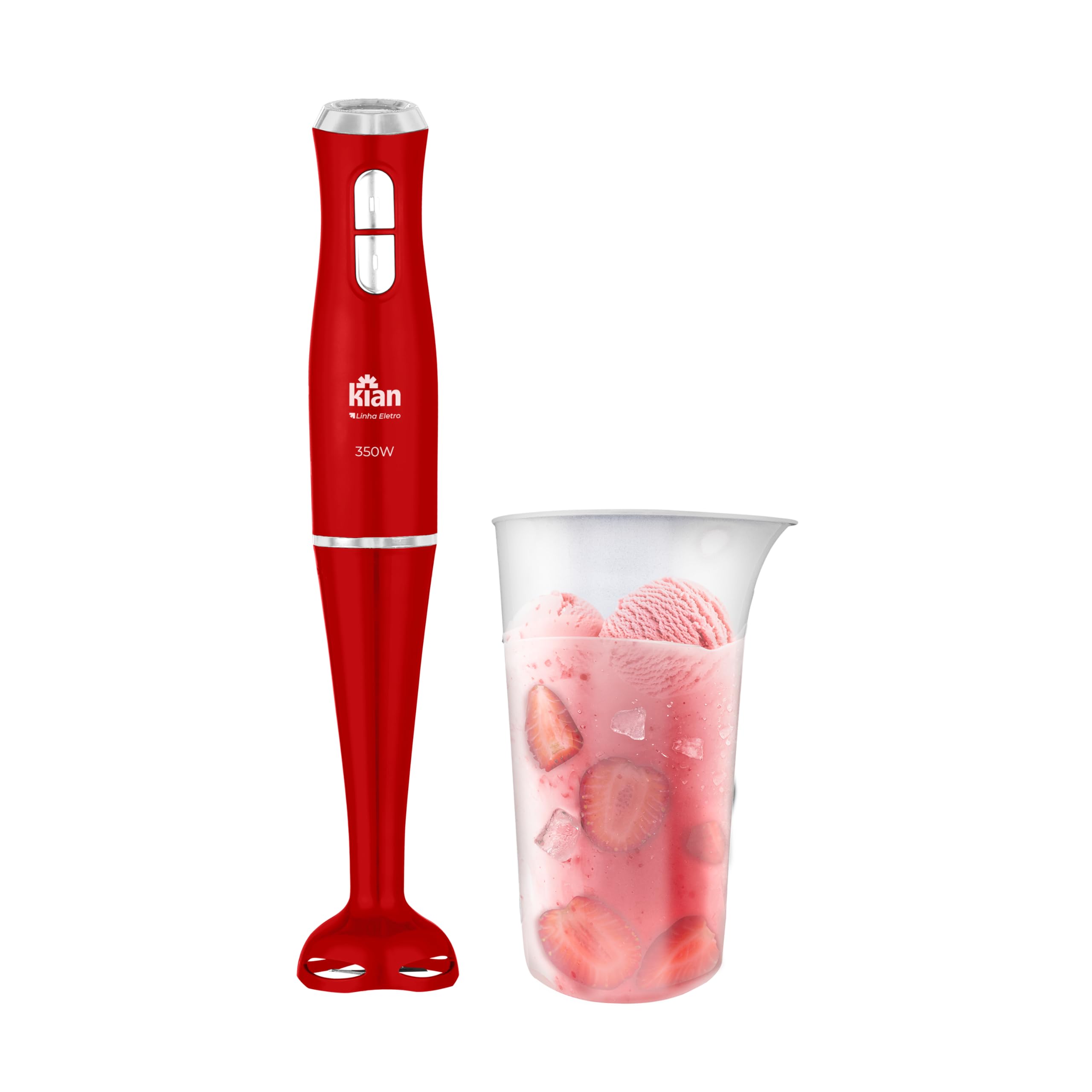 Kian - Mixer com copo 220V 350W Vermelho