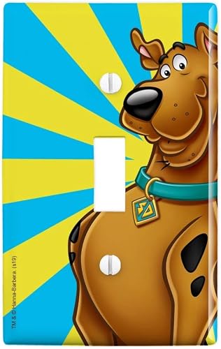 Scooby-Doo Character Plastic Wall Decor Toggle Light Switch Plate Cover
