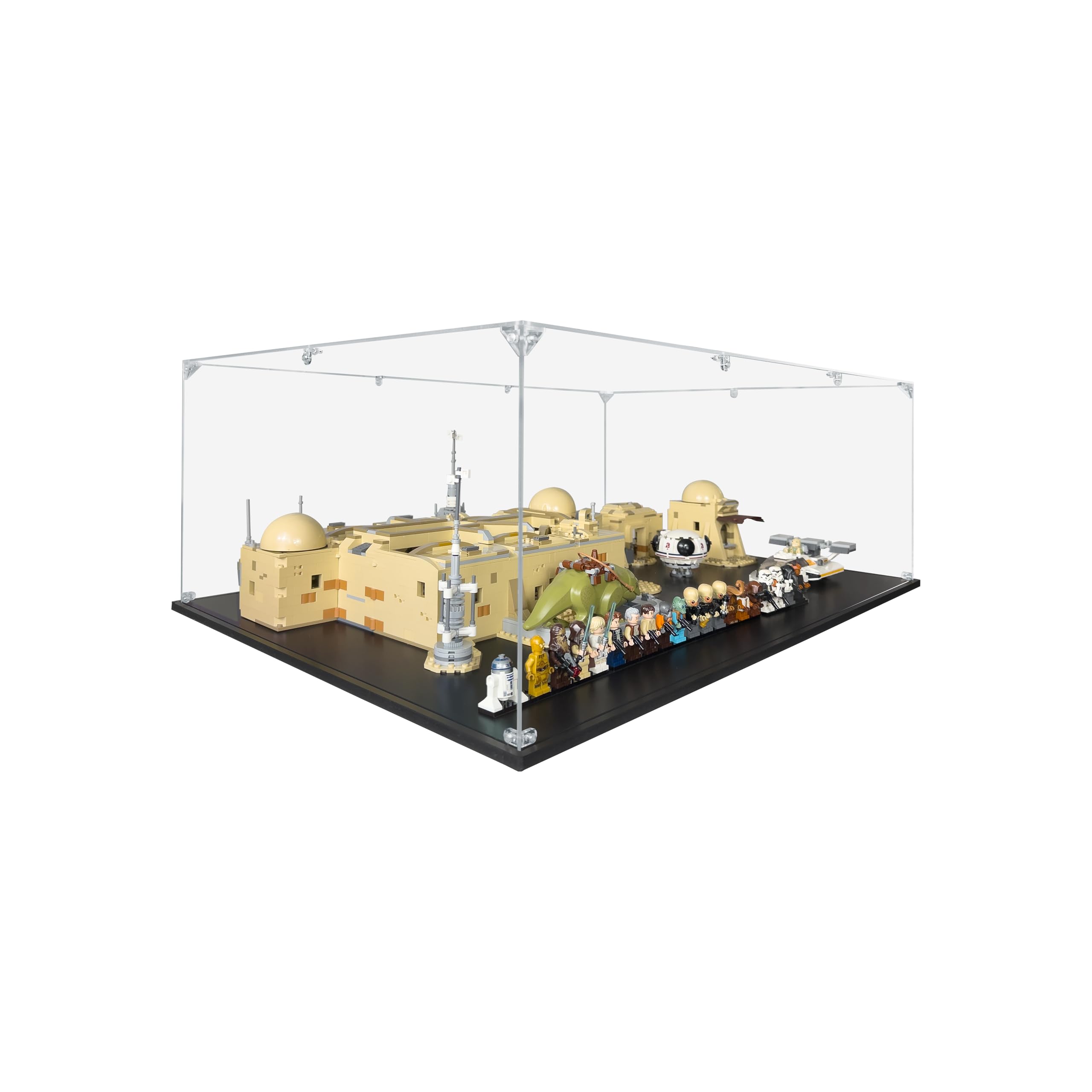 SONGLECTION Acrylic Display Case Compatible for Lego for Mos Eisley Cantina #75290, Dustproof Display Case (Case Only) (Lego Sets are NOT Included)