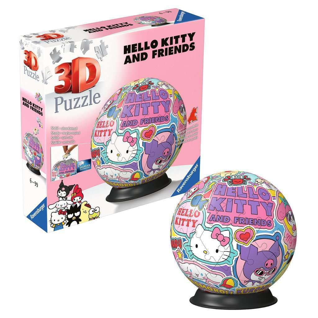 Ravensburger Puzzle 3D Kula Hello Kitty