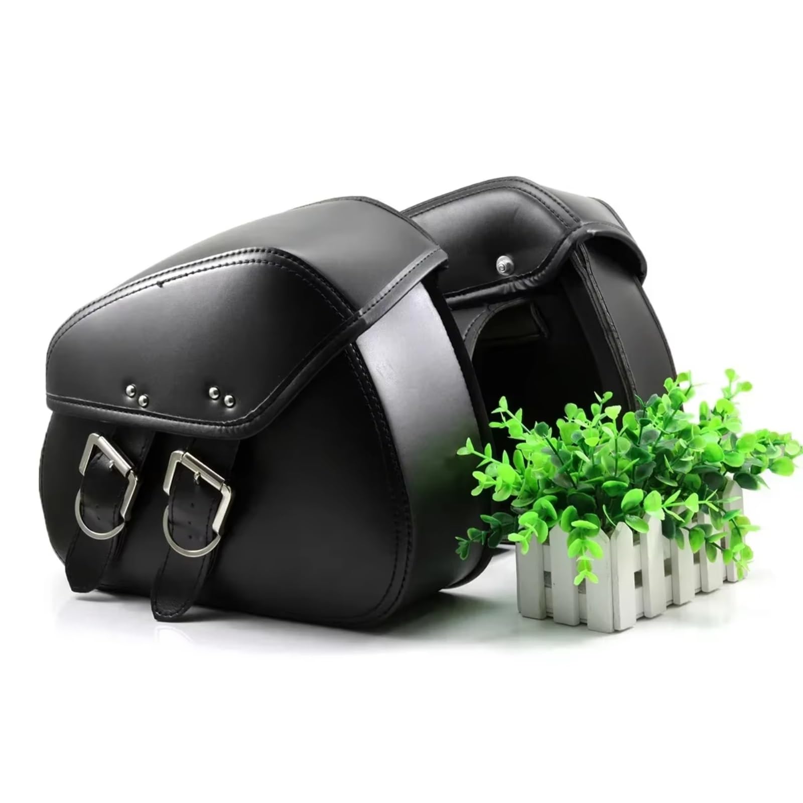 Compatibile Con Ducati Borsa Laterale Posteriore Impermeabile In PU Moto Ideale Viaggi Tempo Per Libero Riporre Attrezzi Telefono Portafoglio Sacche Moto(B)