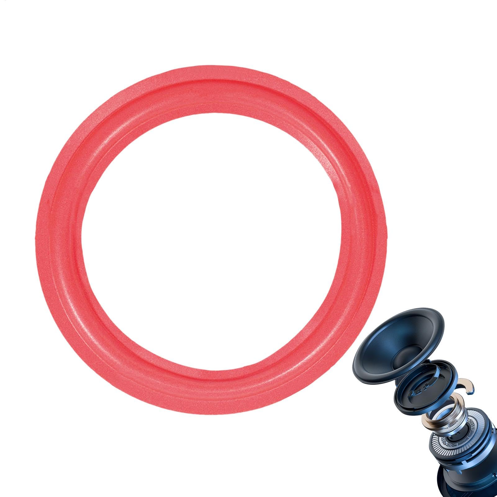 Bordo in schiuma per altoparlanti 4/5/6,5/8/10/12" nero montaggio a filo controllo touch driver da 12 pollici
