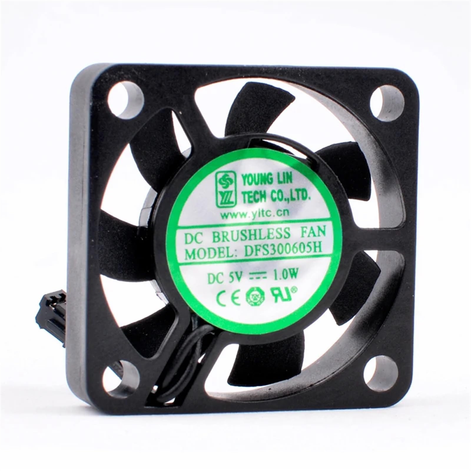 FCARUMIQP DFS300605H 3cm 30mm Fan 30x30x6mm DC5V 1.0W 2 Wires 6mm Thickness Micro Cooling for Projector