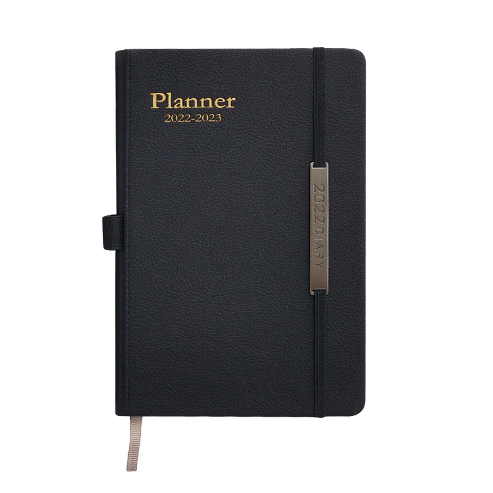 AABEY Weekly Monthly Planner 2022 Planner Month Academic Planner Jan. 2022 - Jun. 2023, Pen Holder, Calendar Stickers, A5 High-grade Forest Paper, 7.9X5.3 Inch