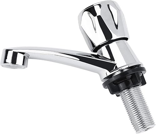 Miniatura 9 de Grifo de agua de un tubo, grifo de lavabo de baño con conjunto de drenaje, grifo de agua de plástico ABS individual grifo de agua grifo de agua,