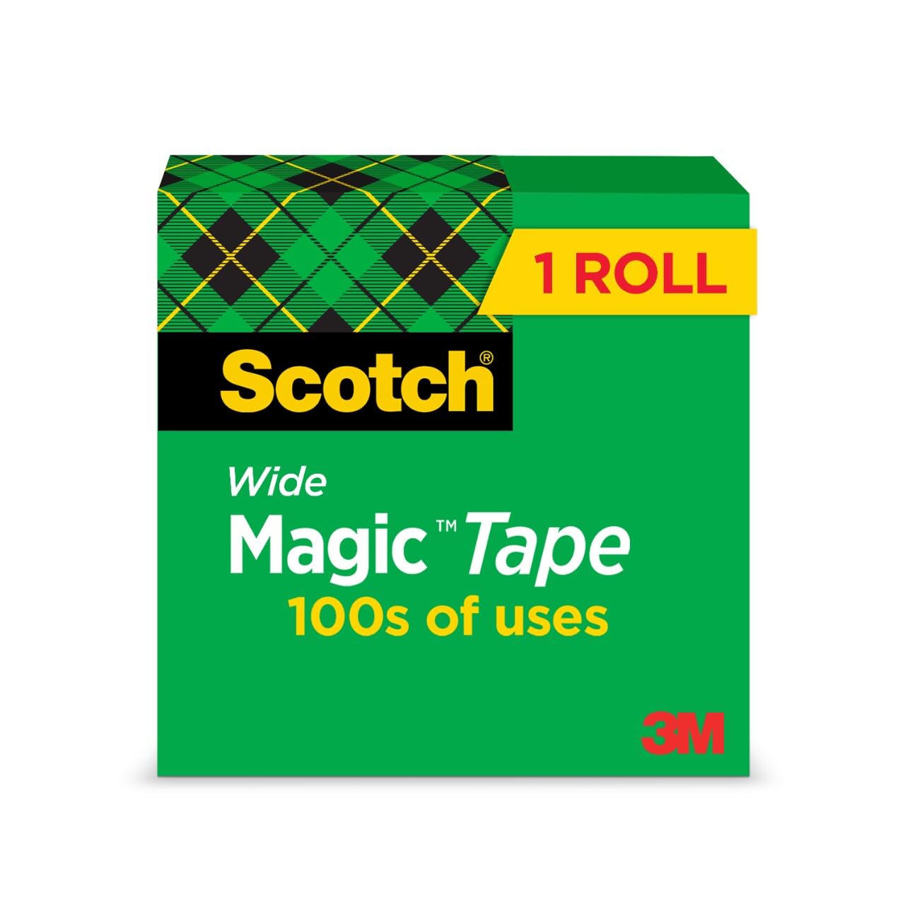 Scotch: Magic oficina cinta, 1 "x 1296" 1 Núcleo, claro – : – Se vende como, 2 paquetes de – 1 – / – Total de 2 Cada