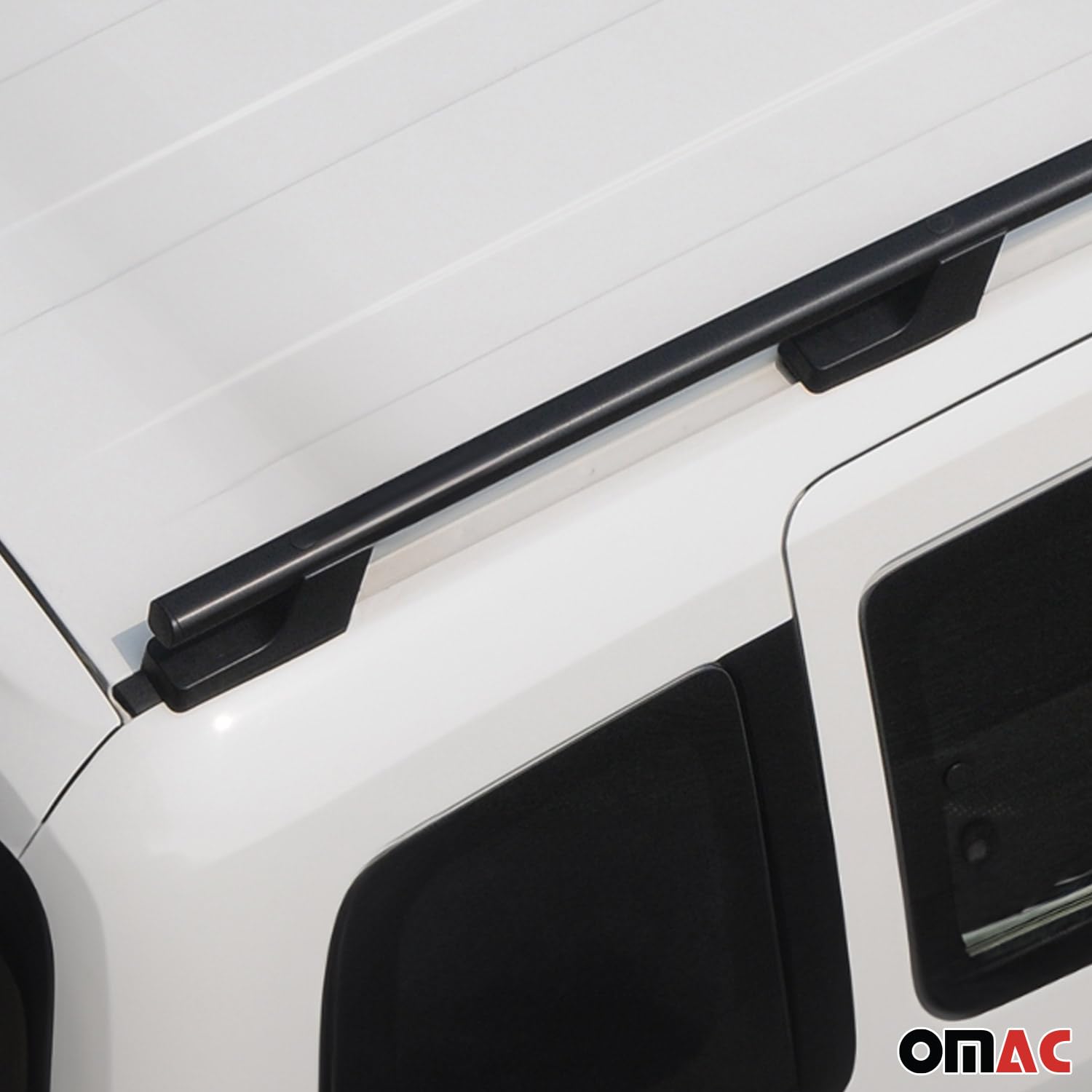 Alu Dachreling kompatibel mit Ford Transit Tourneo Custom 2012-2024 Kurzer ABE Schwarz