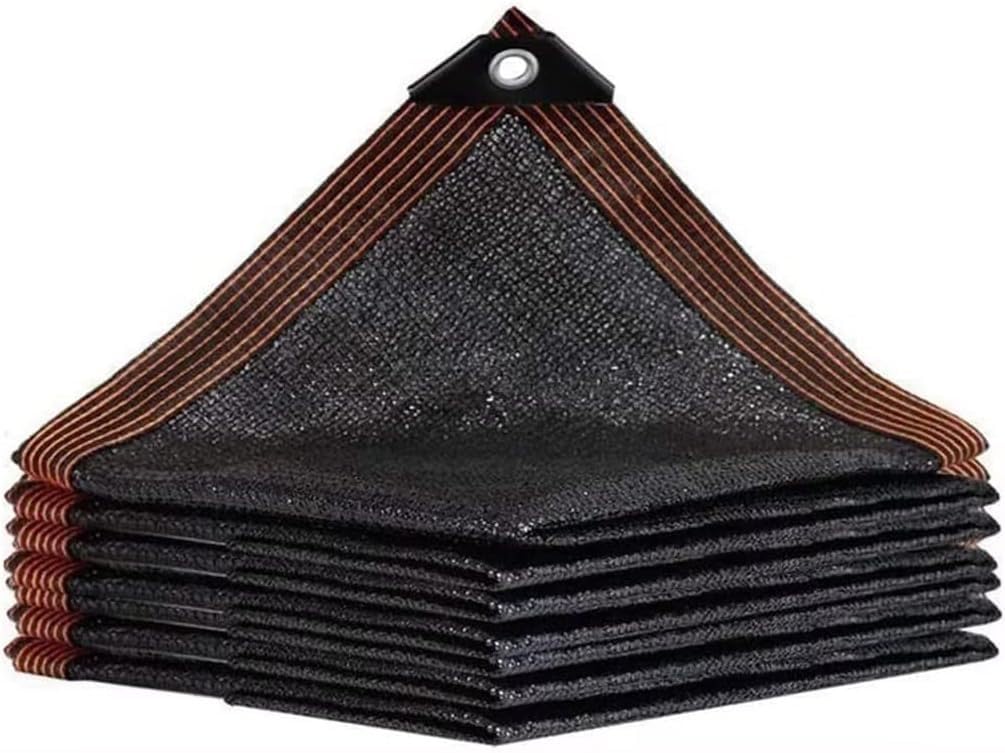 Siatka ogrodowa z przelotkami, do użytku na zewnątrz, do pergoli, patio, szklarni i kurników, 70% zaciemnienia UV, 2 x 6 m