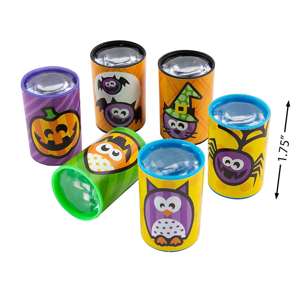 Fun Express Mini Halloween Prism (4dz) - Mini Prisms for Halloween - Trendy Space Mini Prism - Valentine's Day Party Favors - Halloween Party Guests of All Ages -Toys - 48 Pieces