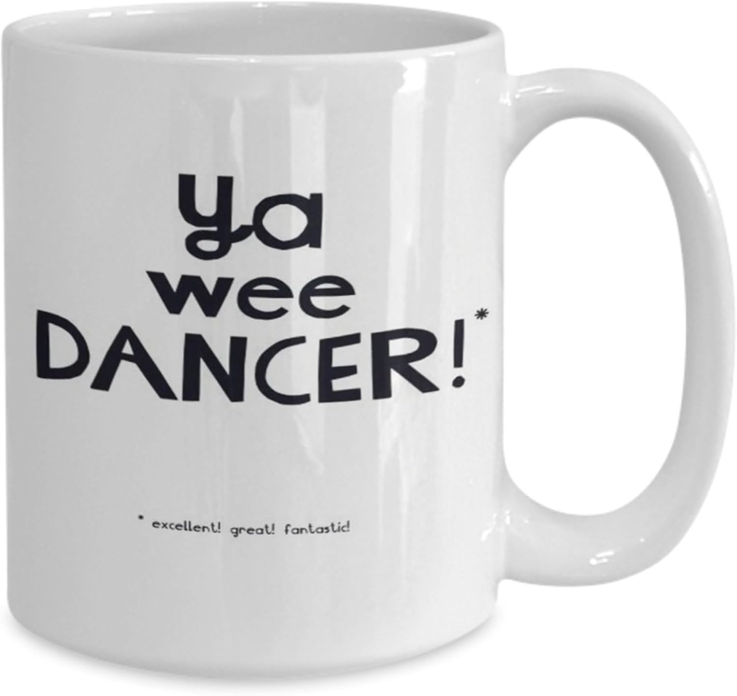 vuvupo Ya Wee Dancer Scottish Slang Mug Being Scottish Tea